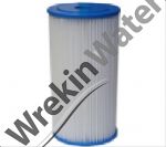 PL10-10BB Jumbo High Flow Polyester Pleated Sediment Filters 4in x 9in - 10 micron